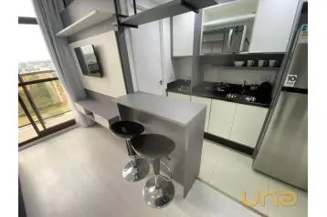 Studio mobiliado no Ecoville Curitiba