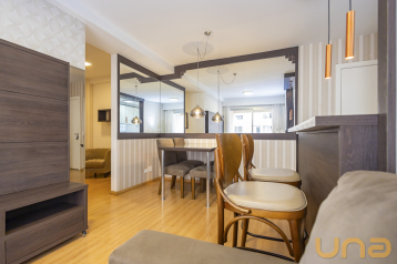 Apartamento 60m² Semi Mobiliado com 02 quartos no Ecoville - C
