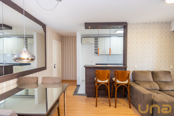 Apartamento 60m² Semi Mobiliado com 02 quartos no Ecoville - C