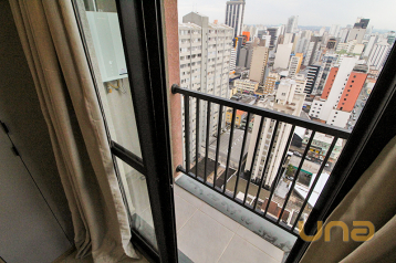 Imobiliária Cilar Aluga Studio no Centro com 28m², Ref. 07565.