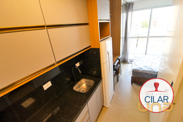 Imobiliária Cilar Aluga Apartamento no Centro com 29,25m², Ref