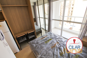 Imobiliária Cilar Aluga Apartamento no Centro com 29,25m², Ref