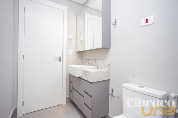 Apartamento mobiliado para alugar com 1 quarto no Batel – Edif