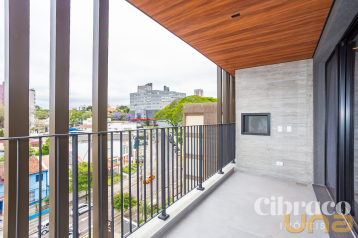 Apartamento mobiliado para alugar com 1 quarto no Batel – Edif