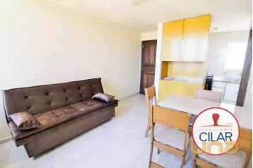 Imobiliária Cilar Aluga Apartamento 1 Quarto no Centro com 61,