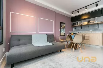 Studio Mobiliado 28m² no Centro - Curitiba/PR