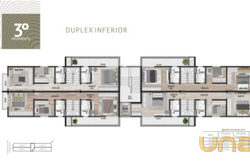Apartamento com 2 quartos à venda - Praia de Leste - Pontal do